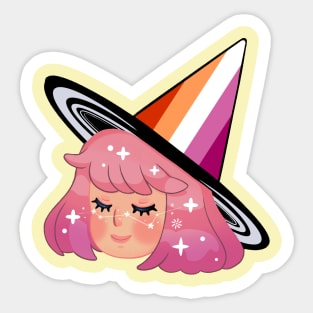 Lesbian Witch Pride Sticker